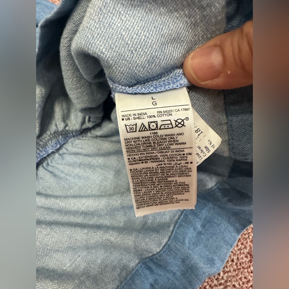 Old Navy Light Blue Denim Dress - Picture 10 of 16